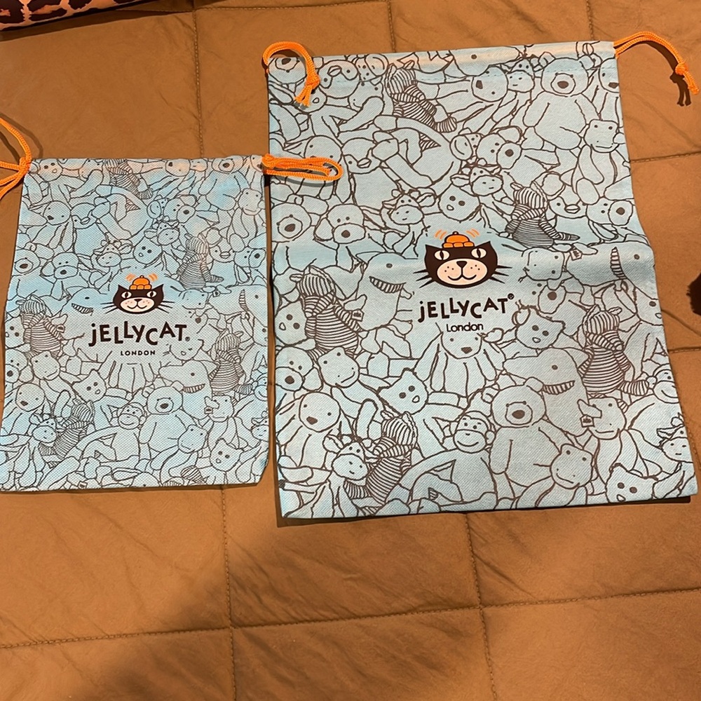 JELLYCAT dustbags set of 2 o/s